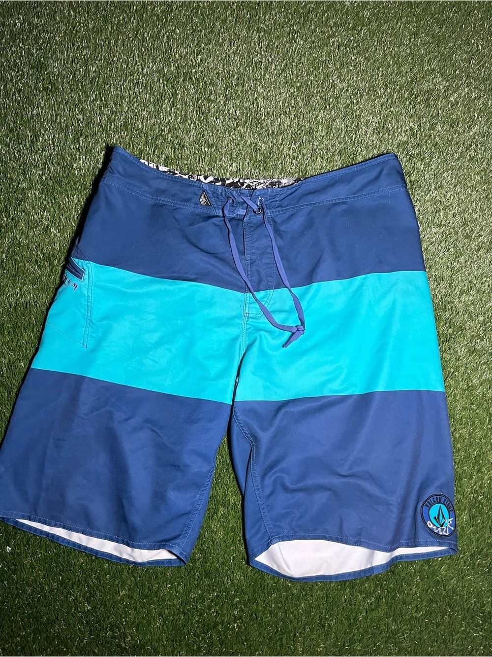 Volcom Ozzie Wright Stripe Mod Board-shorts Men's Size 40